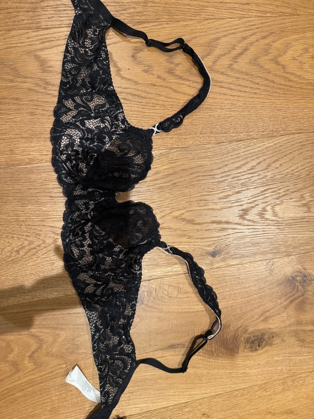 Aubade Black Floral Lace Underwire Bra